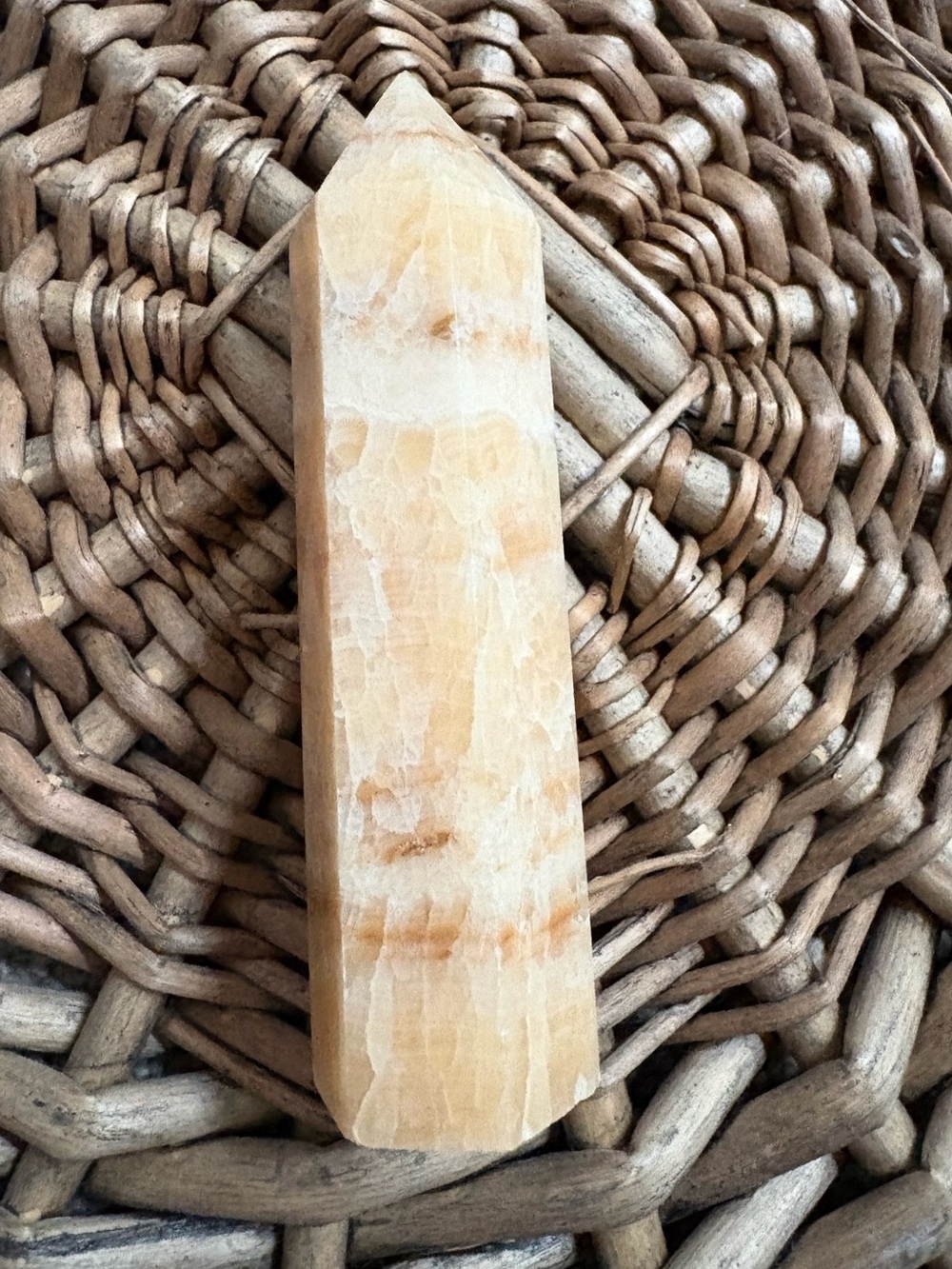 Peach Calcite Tower Point